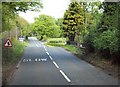 Drumintee Road at its junction with Aghadavoyle Road