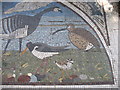 Mosaic at the Path Pavilion, Bowness-on-Solway (east)