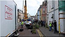 J5082 : 'Our Robot Overlords' film set, Bangor by Rossographer