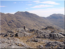 NM9093 : Approaching Meall na Sroine from the east by Sally