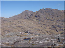 NM9093 : View north from Meall na Sroine by Sally