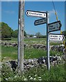 At the crossroads near Nether Wheal