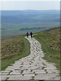 SK1283 : Mam Tor: leaving the summit by Chris Downer