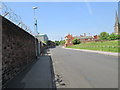 Looking back along Lupton Street