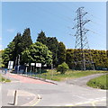 Pylon near the entrance to Brynmawr Foundation School