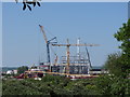 Construction of the new Cardiff incinerator