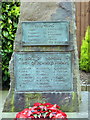 The War Memorial at Newbold Verdon