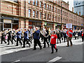 SJ8397 : Brass Band, Manchester Day 2013 by David Dixon