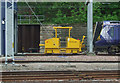 A yellow machine at Shields Depot