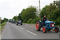 The Wolds Tractor Road Run 2013 arriving at Binbrook