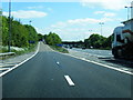 Slip from eastbound M62 to the A49