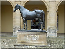 TL6463 : Statue of Hyperion, Newmarket by Richard Humphrey