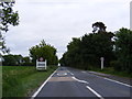 TM4381 : Entering Brampton Village on the A145 London Road by Geographer