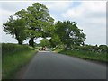 The lane north from Burnhill Green