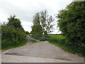 A permissive track off Lower Strode Road