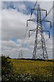 SK9821 : Electricity Pylons  by J.Hannan-Briggs