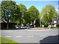 Roundabout in Ednam Road, Goldthorn Park