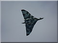 The lower side of the Avro Vulcan bomber