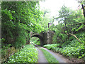 Disused railway bridge near Wood Nook