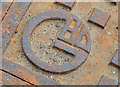J3473 : "GBD" fire hydrant cover, Belfast (2) by Albert Bridge