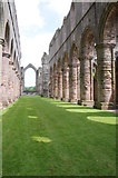 SE2768 : The Nave of Fountains Abbey by Philip Halling