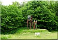 Sculpture figures on A28 in Ashford, Kent