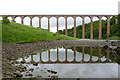 NT5734 : Leaderfoot Viaduct with reflection by Alan Murray-Rust