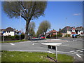 Twin mini roundabouts, Springhill