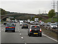 Northbound M6, Footbridge at Seabridge