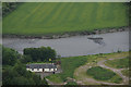 Cottage beside the Forth below the Wallace Monument, Stirling