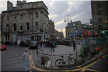 NT2473 : West end of Princes Street, Edinburgh by Mike Pennington