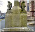 Fleetwood War Memorial: East side