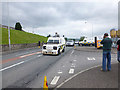 Police escort, Augher