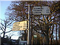 Pre-Worboys signs on the corner of Uxbridge Road and Clamp Hill