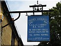 Witney Antiques - sign, 96-100 Corn Street, Witney, Oxon