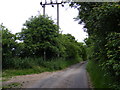 Oakfield Road & footpath to Church Lane