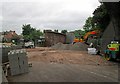 Trent Lane: work on a new footbridge