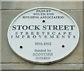 Stock Street plaque