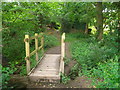 Footbridge in Jackass Shaw