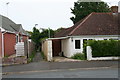 Footpath to Felpham crossing Madeira Avenue, eastbound