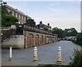 St Helena Wharf, Terrace, and boathouses, Richmond