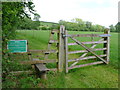 Stile and Gate on Permissive Footpath