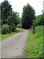 The entrance to Corn Fields