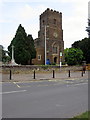 St James church and war memorial