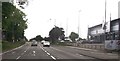 A5 approaching A4601 roundabout