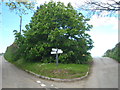 SX3478 : Finger post on the junction at Trekenner by Rod Allday
