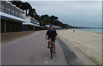 SZ0588 : Cycling along the promenade by michael ely