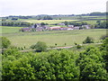 Lower Burton Farm from Poundbury Hill Fort