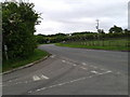 On the B4696 looking towards the junction with the B4042