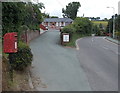 Shabby postbox, Llanfair Road, Newtown